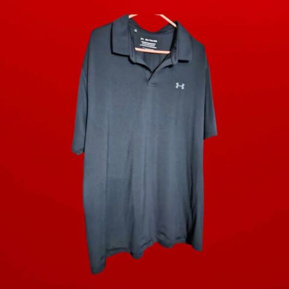 Under Armour Performance Polo Black‎ Size  XXL (F13) - Picture 1 of 4